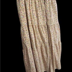 Lane Bryant Multicolor Floral Maxi Skirt